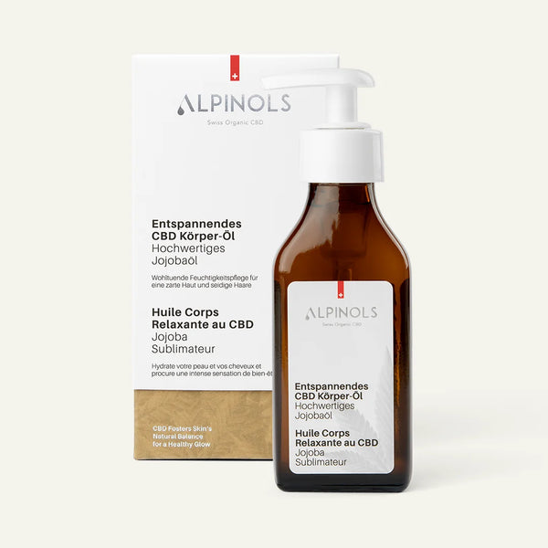 CBD Körper-Öl mit hochwertigem Jojobaöl