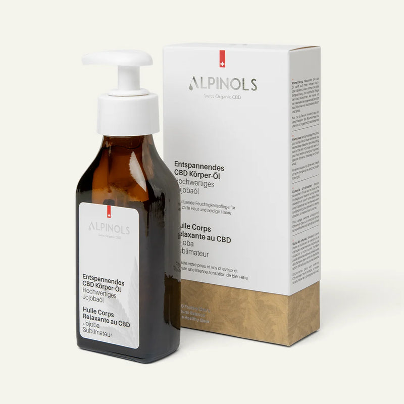 CBD Körper-Öl mit hochwertigem Jojobaöl
