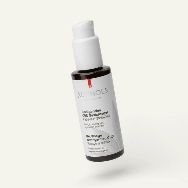 Reinigendes CBD Gesichtsgel, Papaya & Steinklee, 100ml